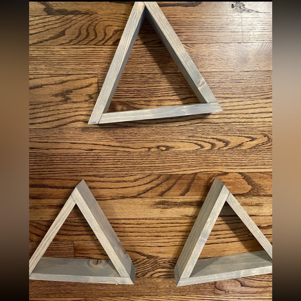Triangle Mounting Shelves